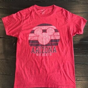 Arizona Wildcats Disney red shirt Medium university of Arizona
